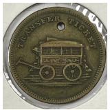 Transfer Ticket Tyson & Co Telegraph Line Token