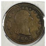 1863 Civil War Token Washington Our Union