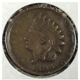 1863 Civil War Token Indian Head Not One Cent