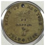 1855 New York Prohibitory Liquor Law "No Repeal"