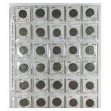 Mix of 30 Liberty Head V Nickels 1883 - 1912-D