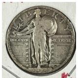 1924 Standing Liberty Silver Quarter Fine F