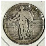 1917 Standing Liberty Silver Quarter TY 1 VG