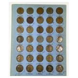 1909-1920 Lincoln Cent Vintage Whitman Folder Page