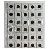 Mix of 30 Indian Head Cents 1888 - 1899