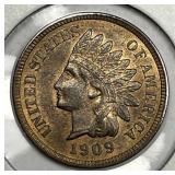 1909 Indian Head Cent Brilliant Uncirculated BU