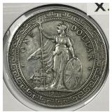 GREAT BRITAIN: 1911 British Trade Dollar XF