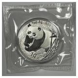 CHINA: 2002 Silver 10Y Chinese Panda