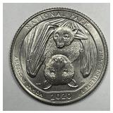 2020-W American Samoa Washington Quarter AU/UNC