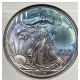 2010 American Silver Eagle Awesome Color Toned