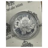 Scottsdale Mint American Leopard 1 oz Silver Round