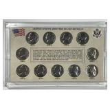 1942-1945 Jefferson Silver Wartime Nickel Set