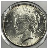 1922-S Peace Silver $1 Brilliant Uncirculated BU