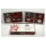 1999 Silver Red Box Proof Set