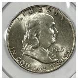 1949 Franklin Silver Half Uncirculated BU