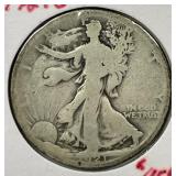 1921-S Walking Liberty Silver Half Good G