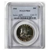 1963 Franklin Silver Half Proof PCGS PR66