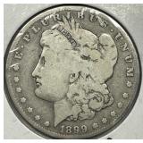 1899-S Morgan Silver $1 Very Good VG