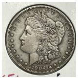 1904 Morgan Silver $1 Extra Fine XF