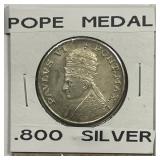 Pope Paul VI Silver Vatican Medallion