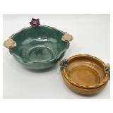 Ceramic Glazed Bowls - Asian Decor