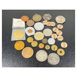 Vintage Commemorative Medals & Transit Tokens Lot