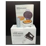Ambiano Mini Waffle Maker & 5 Speed Hand Mixer