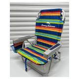 Tommy Bahama Striped Folding Beach Chair