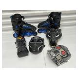 Airwalk Inline Skates & Marvel Superhero Mask Lot