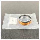 Pono Koa Wood Inlay & Tungsten Metal Ring