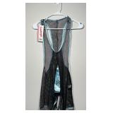 Candyman Blue Metallic Mesh Singlet