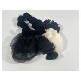 Vintage Black & White Hair Accessory Set