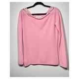 Bloomingdale's 100% Cashmere Lace Sequin Sweater