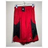 Jordan Mens Red & Black Basketball Shorts
