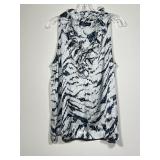 Jones New York XL Printed Ruffle Top