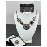Jewels by Park Lane Floral Statement Jewelry Set