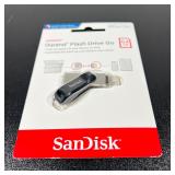 SanDisk 64GB iXpand Flash Drive Go - NEW