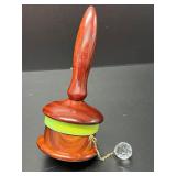 Wooden Tibetan Hand Mani Prayer Wheel