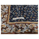 Vintage Yves Saint Laurent Paisley Silk Scarf