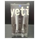 Blue Yeti Blackout USB Microphone in Box