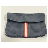 Vintage Rolfs Cowhide Leather Striped Pouch