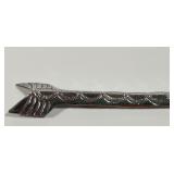 Vintage Sterling Silver Southwestern Arrow Brooch