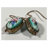 VTG Russian Hand Painted Porcelain & Silver