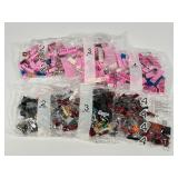LEGO Assorted Pink & Dark Red Building Block Lot