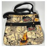 Vtg Sakroots Canvas Bird & Nature Print Crossbody