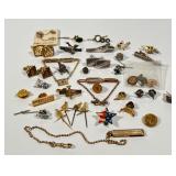 Vintage Men's Accessory Collection Tie Bars & Pins