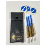 Harrows Game Shot Brass Steel Tip Darts & Case