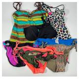 Assorted Women Swimwear Lot Includes Tops