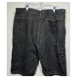 Dickies Black Denim Carpenter Work Shorts Size 44