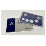 People's Bank of China 1999 Currency Coin Set